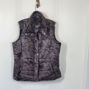 Plus Size Style & Co. Camo Puffer Vest